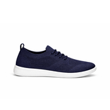 Basket basses toile bleu marine