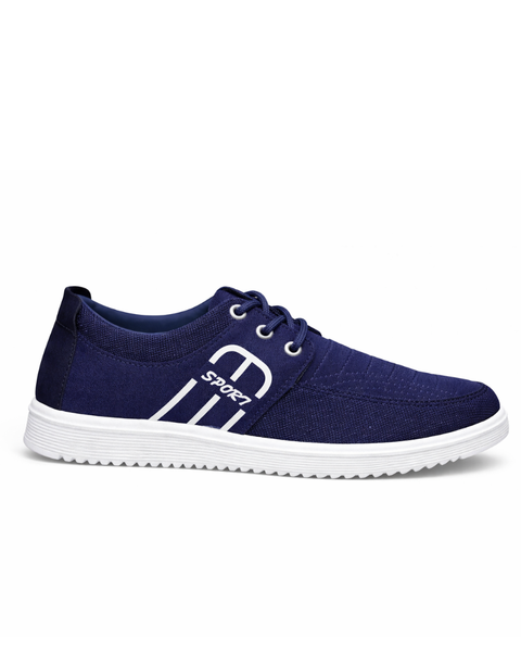 Basket bleu marine et blanche