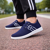 Basket bleu marine et blanche homme