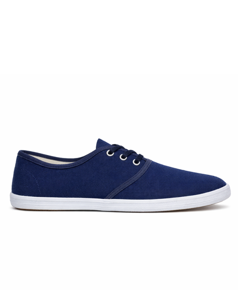 Basket toile bleu marine femme/homme