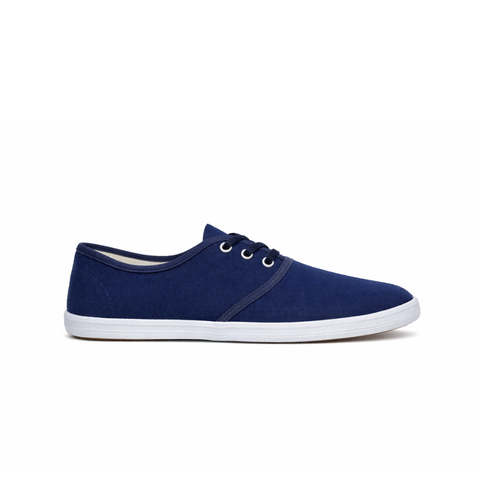 Basket toile bleu marine femme/homme