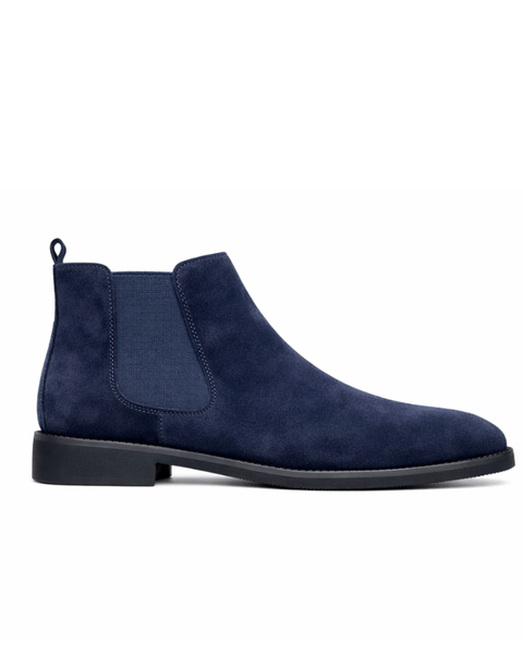 Bottines bleu marine homme