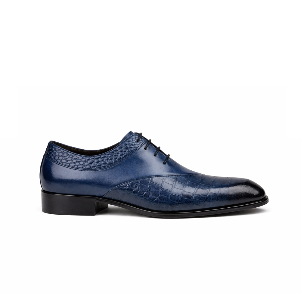 Chaussure pour costume bleu marine