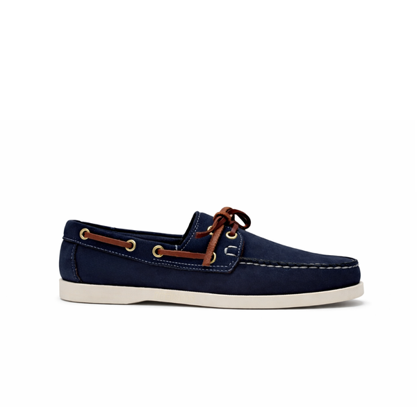 Chaussure bateau bleu marine homme