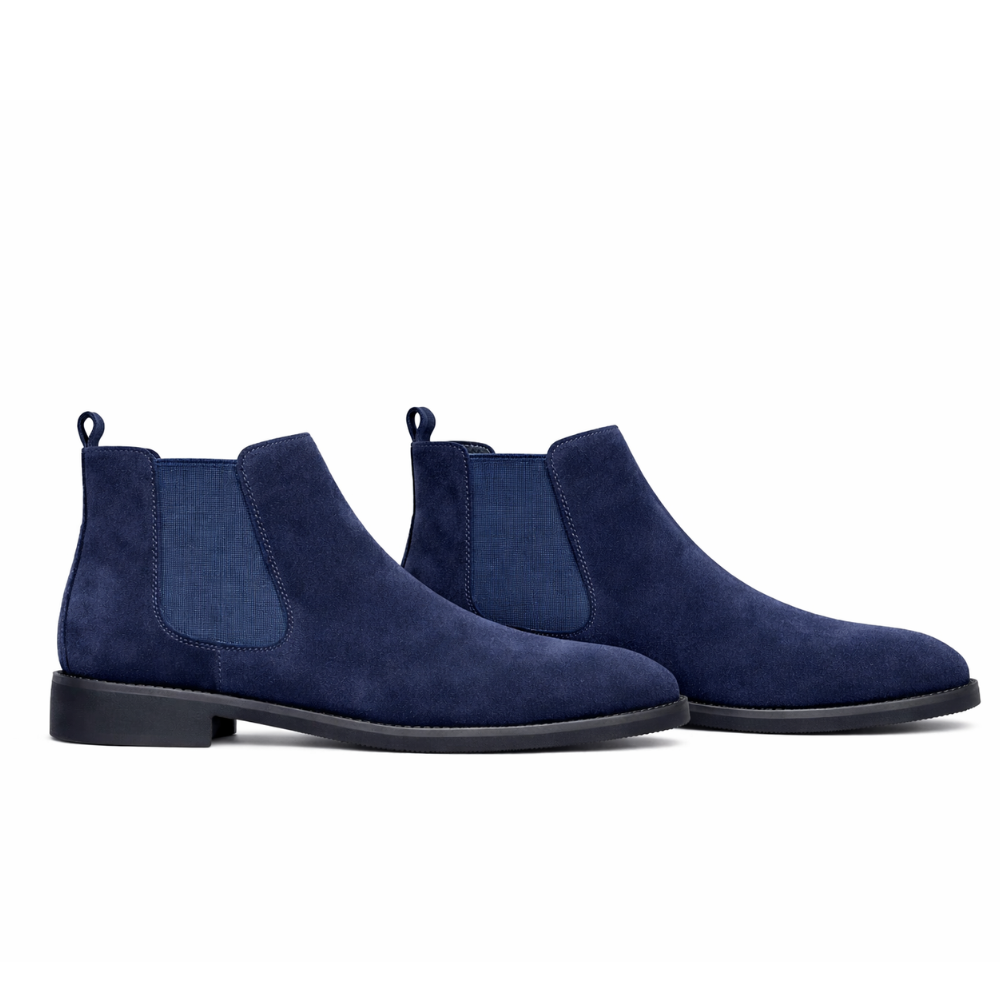 Bottines bleu marine homme