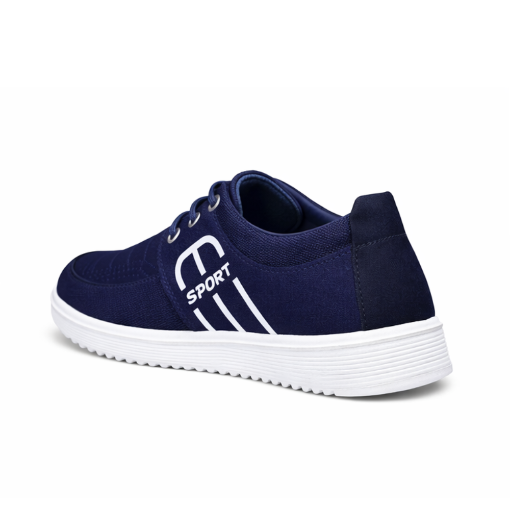 Basket bleu marine et blanche
