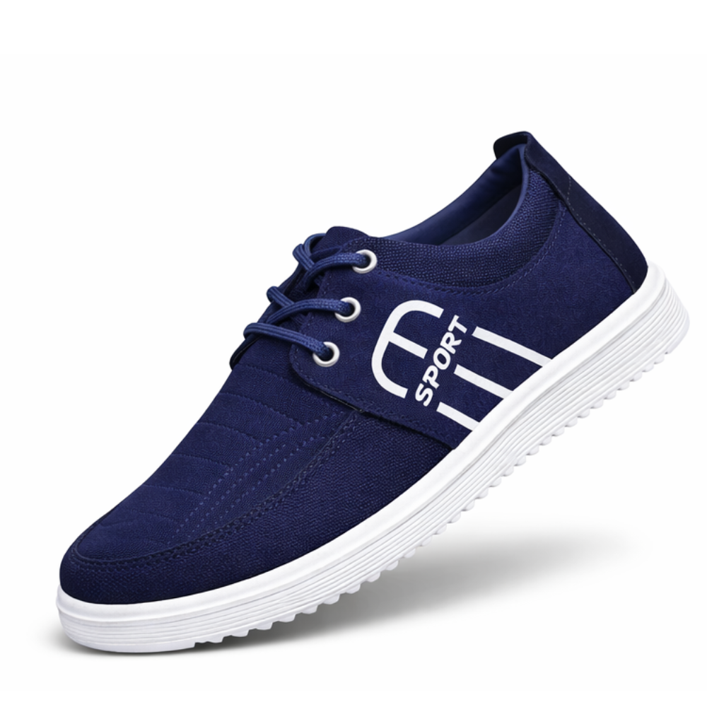 Basket bleu marine et blanche