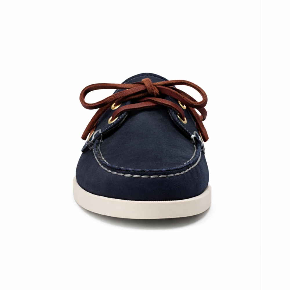 Chaussure bateau bleu marine homme