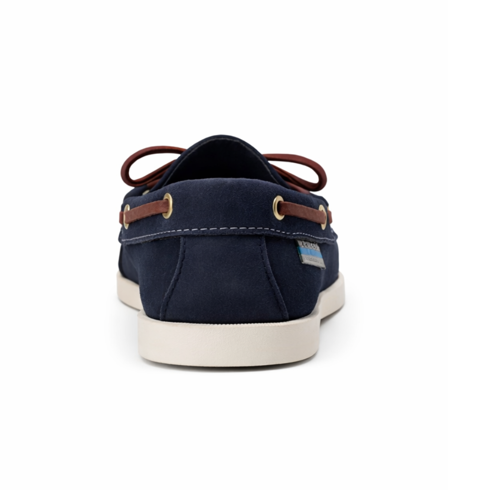 Chaussure bateau bleu marine homme