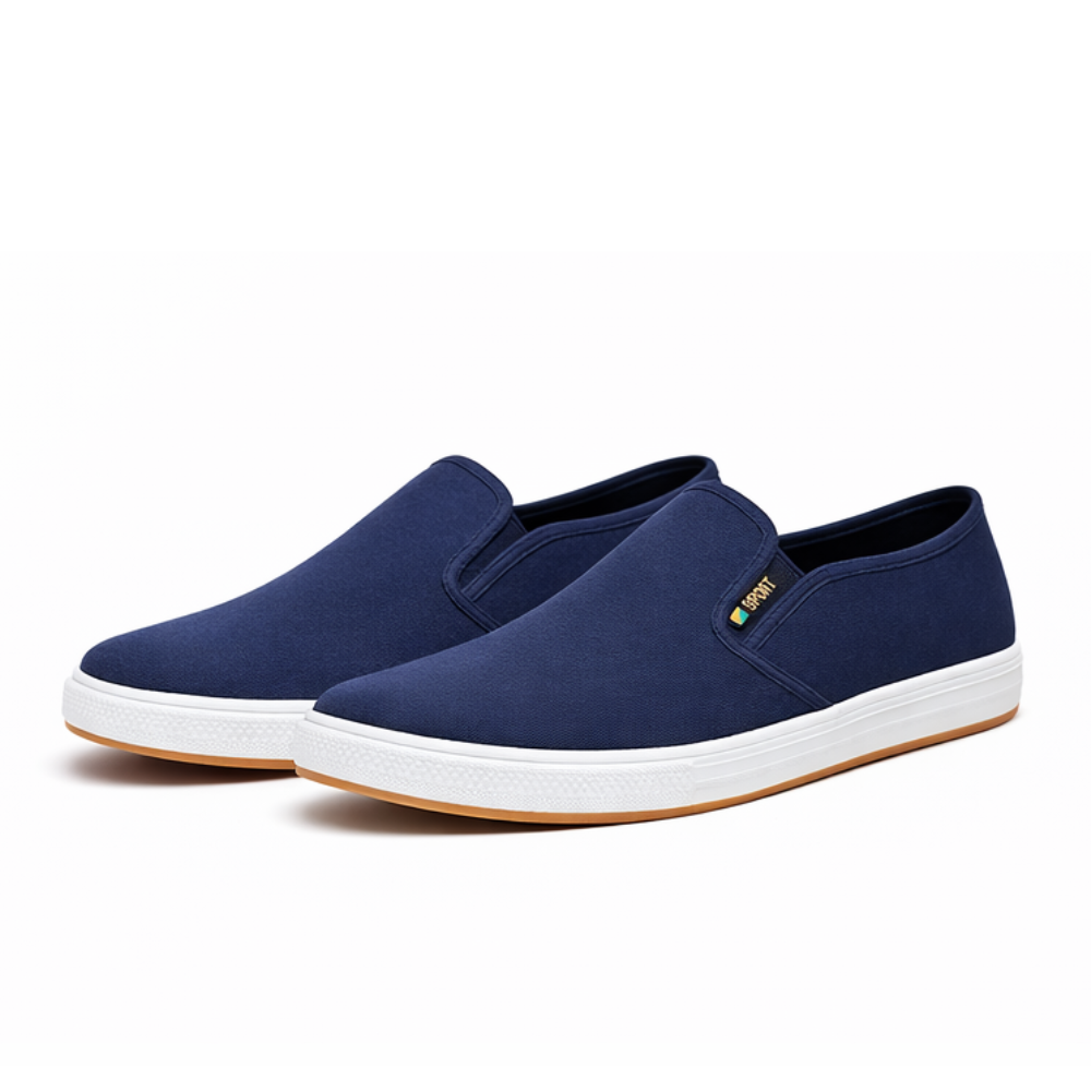 Basket bleu marine homme/femme sans lacets