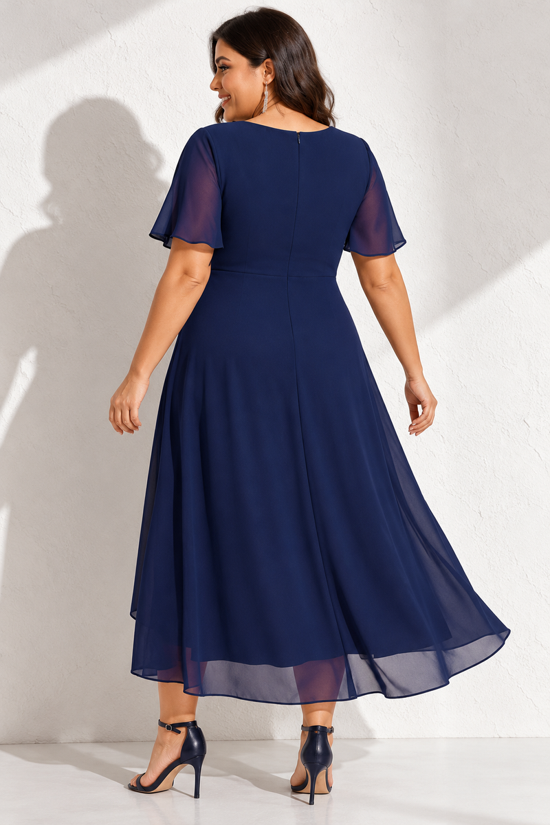 Robe bleu marine grande taille