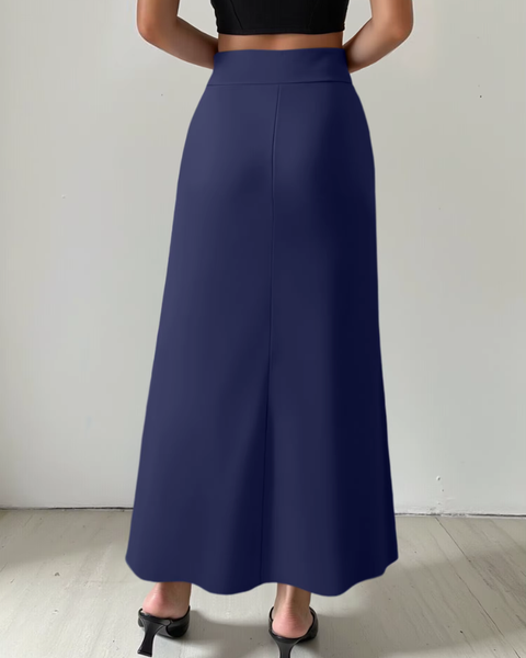 Jupe bleu marine classique femme