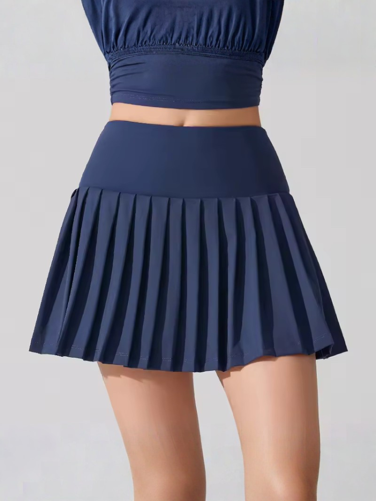 Jupe courte bleu marine