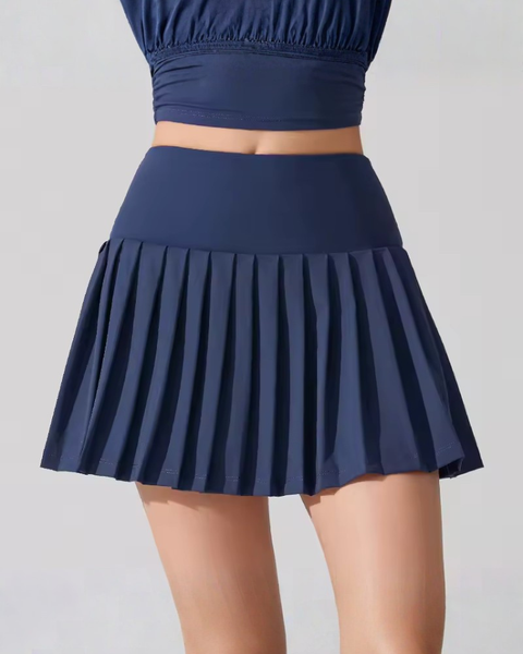 Jupe courte bleu marine