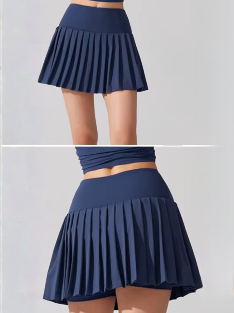 Jupe courte bleu marine sport