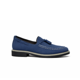 Mocassin bleu marine homme