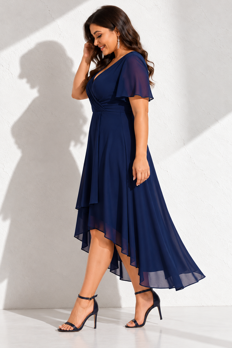Robe bleu marine grande taille