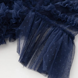 Robe bleu marine chic pour mariage