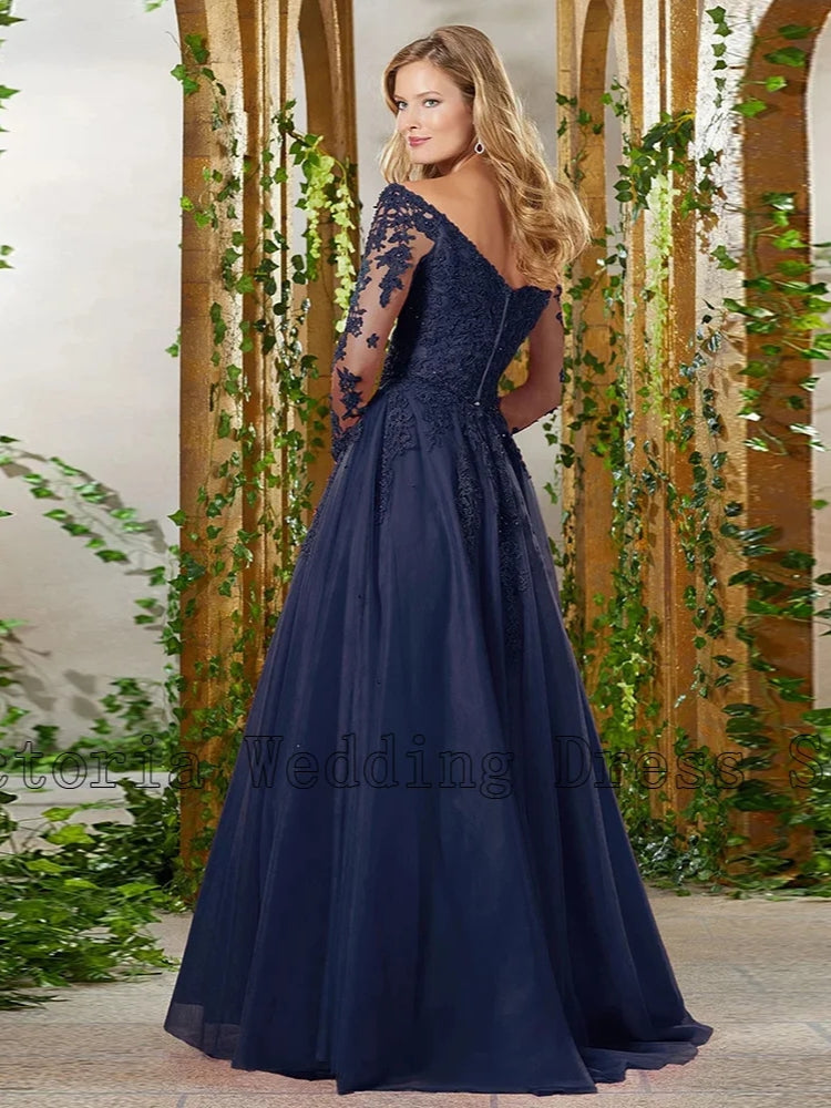 Robe invitée mariage bleu marine bustier femme