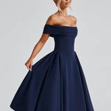Robe_invitee_mariage_bleu_marine