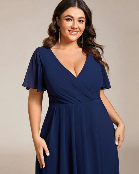 Robe bleu marine grande taille