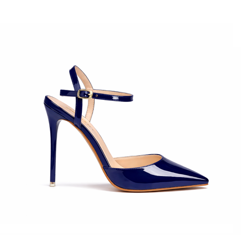 escarpin bleu marine mariage