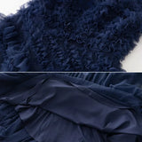 Robe bleu marine chic pour mariage
