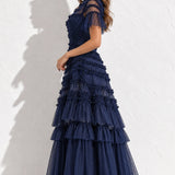 Robe bleu marine chic pour mariage