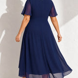Robe bleu marine grande taille