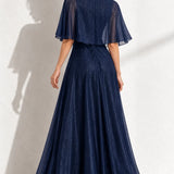 Robe bleu marine pailleté