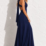 Robe bleu marine sans manche
