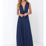 Robe bleu marine sans manches