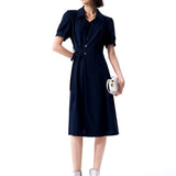 Robe chic bleu marine