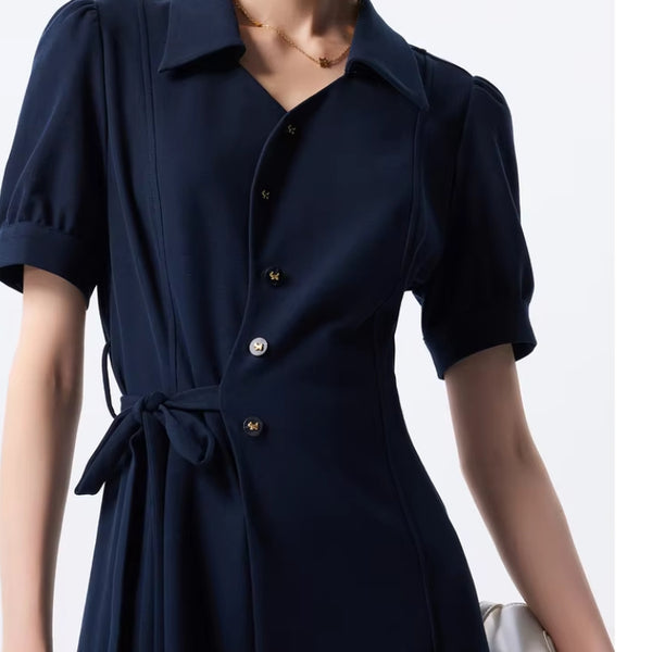 Robe chic bleu marine