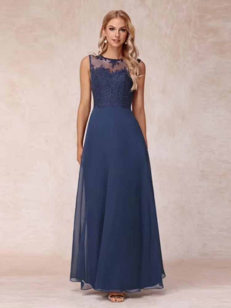 Robe de gala bleu marine