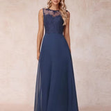 Robe de gala bleu marine