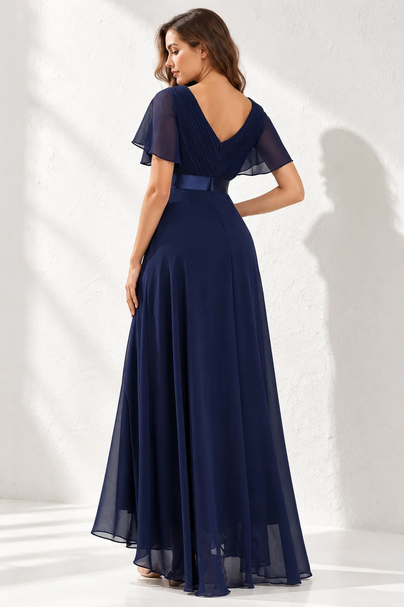 Robe demoiselle d’honneur bleu marine