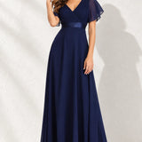 Robe demoiselle d’honneur bleu marine