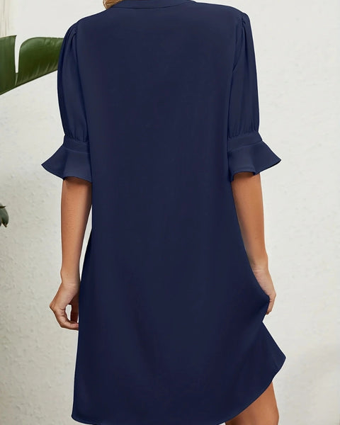 Robe d'été couleur bleu marine