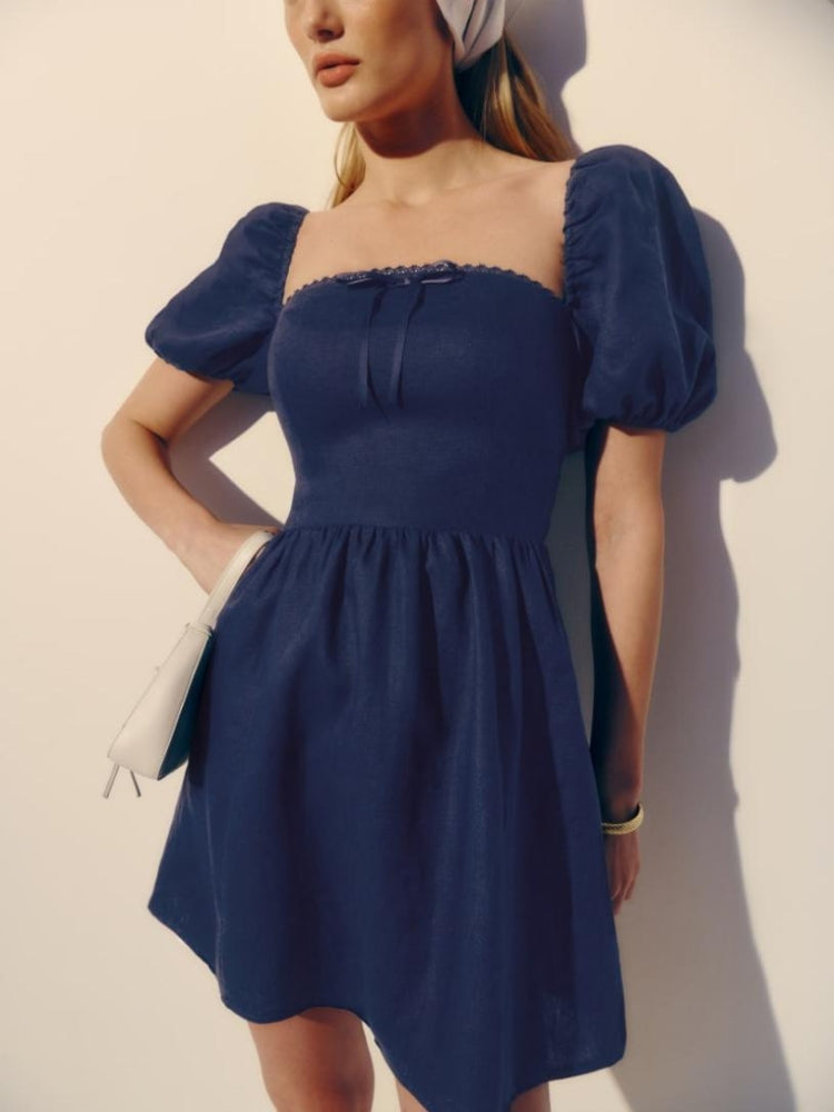 Robe pour femme couleur bleu marine