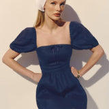 Robe pour femme couleur bleu marine