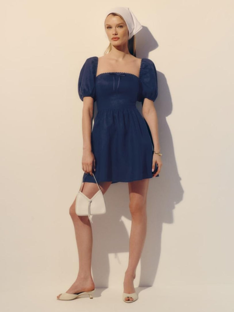 Robe pour femme couleur bleu marine