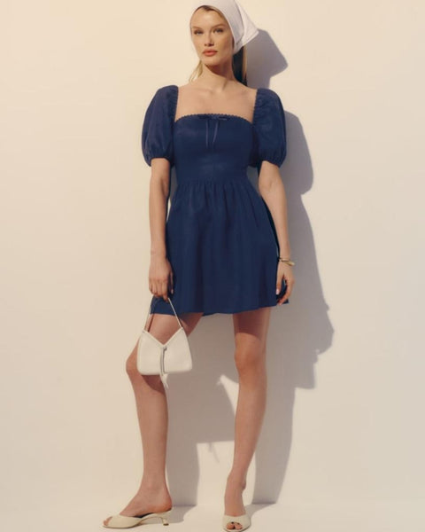 Robe pour femme couleur bleu marine